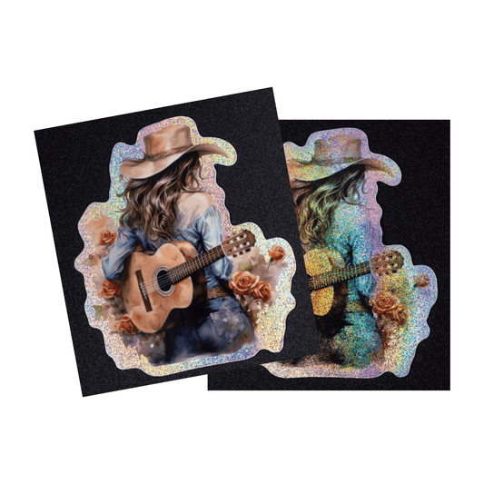 Glitter stickers