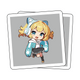 Rounded corner stickers