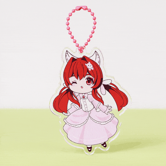 Custom clean acrylic keychain LXacrylic
