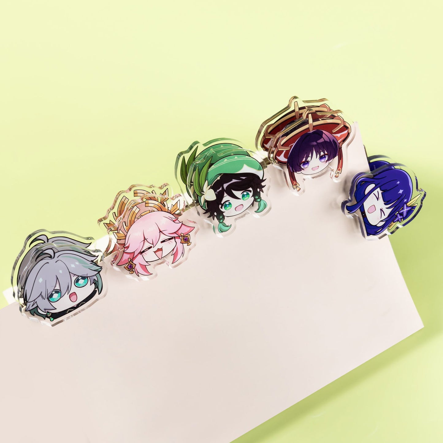 Custom cute acrylic stationery note clip custom cartoon anime PP acrylic clip - LXacrylic -