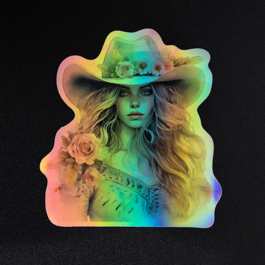 Custom Holographic Holographic Broken Point  stickers