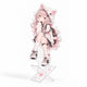 Anime girl acrylic standee, clear X base acrylic display decor, anime fan collectible