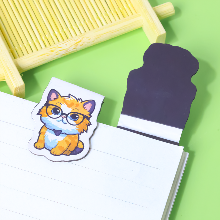 Custom Creative Craft Magnetic Bookmarks With Magnets/Super Cute Cartoon Bookmarks