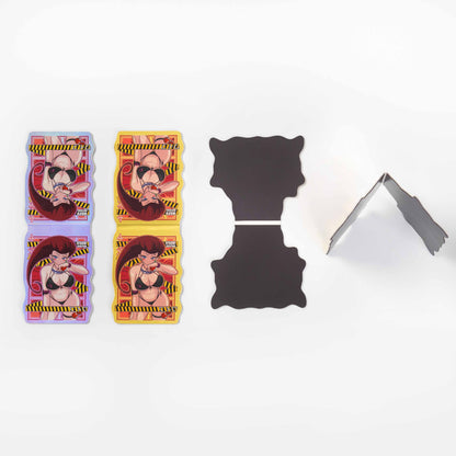 Customizable folding magnetic bookmarks, page markers featuring anime characters, and custom pattern printing.