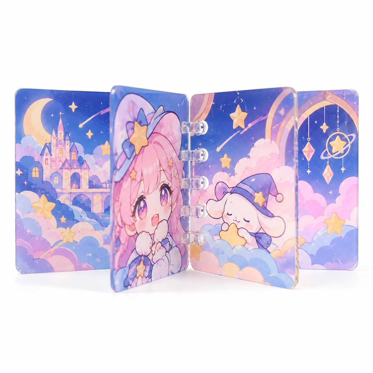 Magical Girl Expandable Mini Acrylic Binder Charm