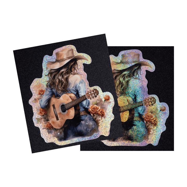 Glitter stickers