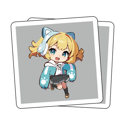 Rounded corner stickers