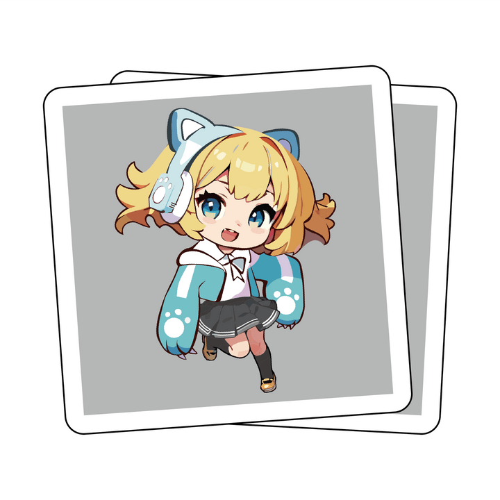 Rounded corner stickers