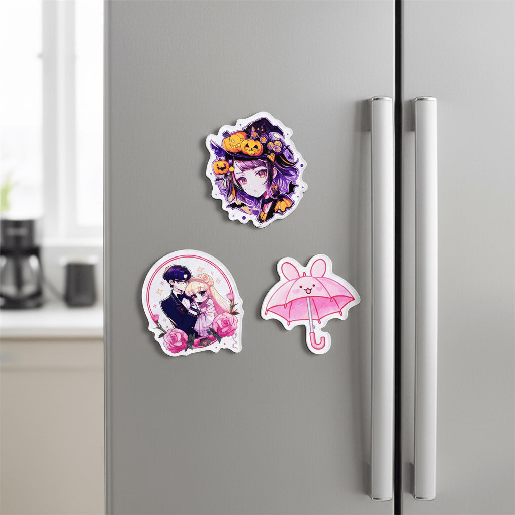 Custom-shaped-magnetic-acrylic-fridge-magnets-Low-MOQ