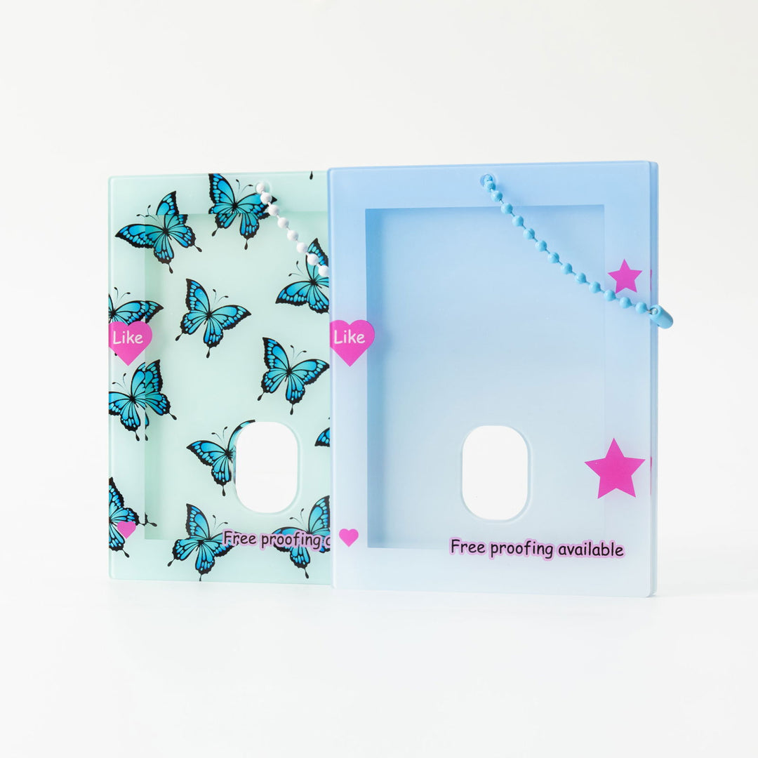 Custom Acrylic Card Holder Anime Souvenir Gift Keychain Charm Acrylic Photo Card Holder - LXacrylic - 