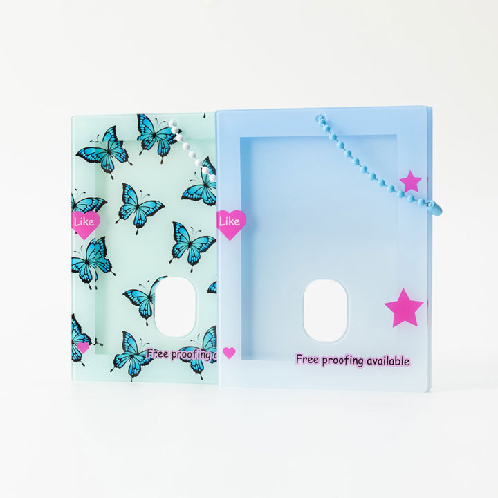 Custom Acrylic Card Holder Anime Souvenir Gift Keychain Charm Acrylic Photo Card Holder - LXacrylic - 