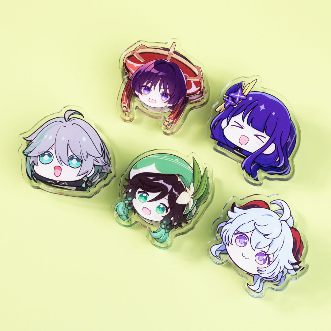 Custom cute acrylic stationery note clip custom cartoon anime PP acrylic clip - LXacrylic - 