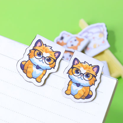 Custom magnetic bookmark with personalized artwork and premium printing design 