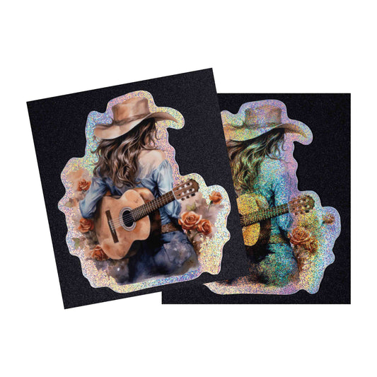 Custom_portrait_sticker_glitter_holographic_finish_comparison