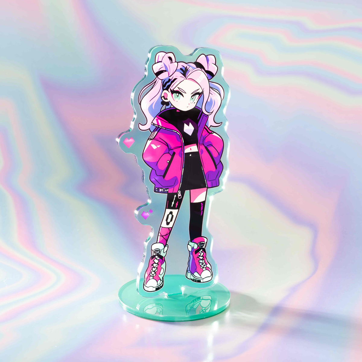 Custom anime acrylic standee featuring a semi-transparent design—a collectible-quality gift crafted specifically for anime fans.
