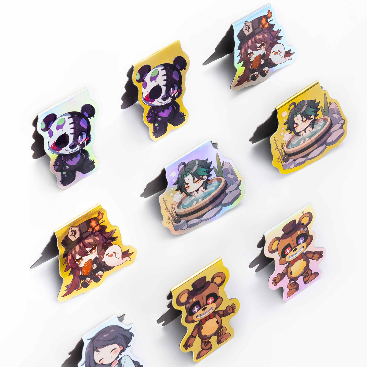 Cute anime character magnetic bookmarks (perfect as a reading gift)