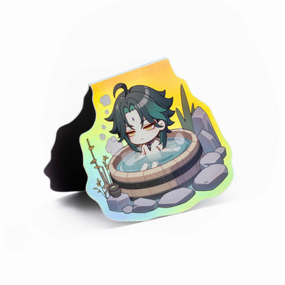 Custom shaped holographic magnetic bookmark,golden rainbow foil paper magnet page clip