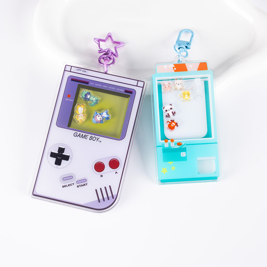 Customized Game Console Shaker Keychain