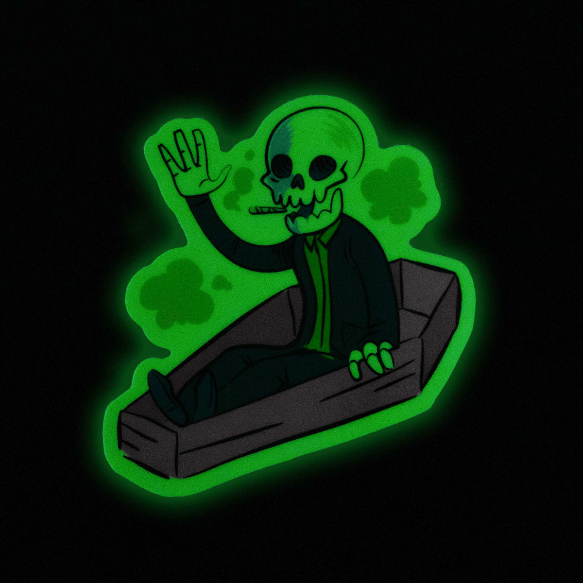Custom Glow In The Dark Stickers