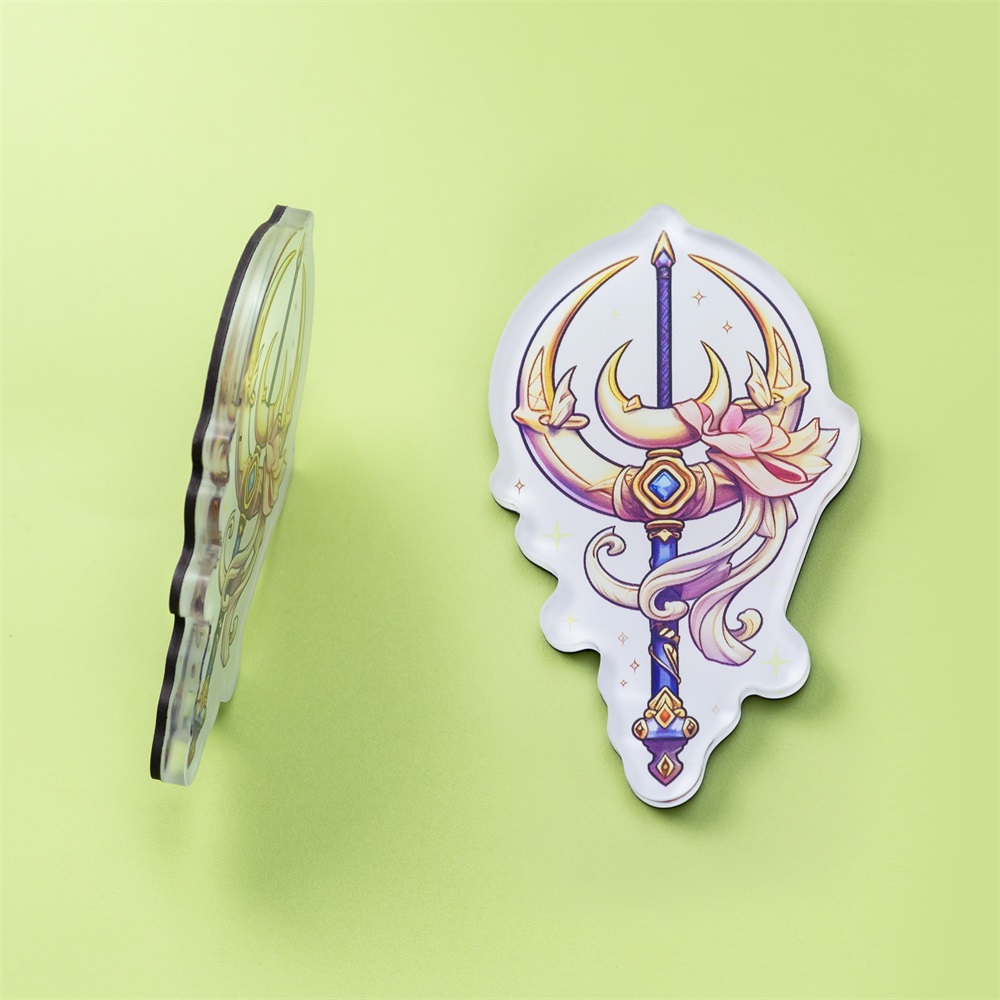 Custom acrylic refrigerator magnets