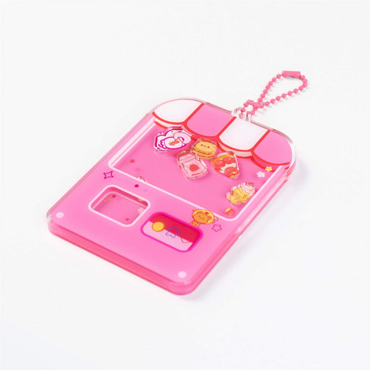 Custom acrylic shaker keychain for artist merchandise and gifts