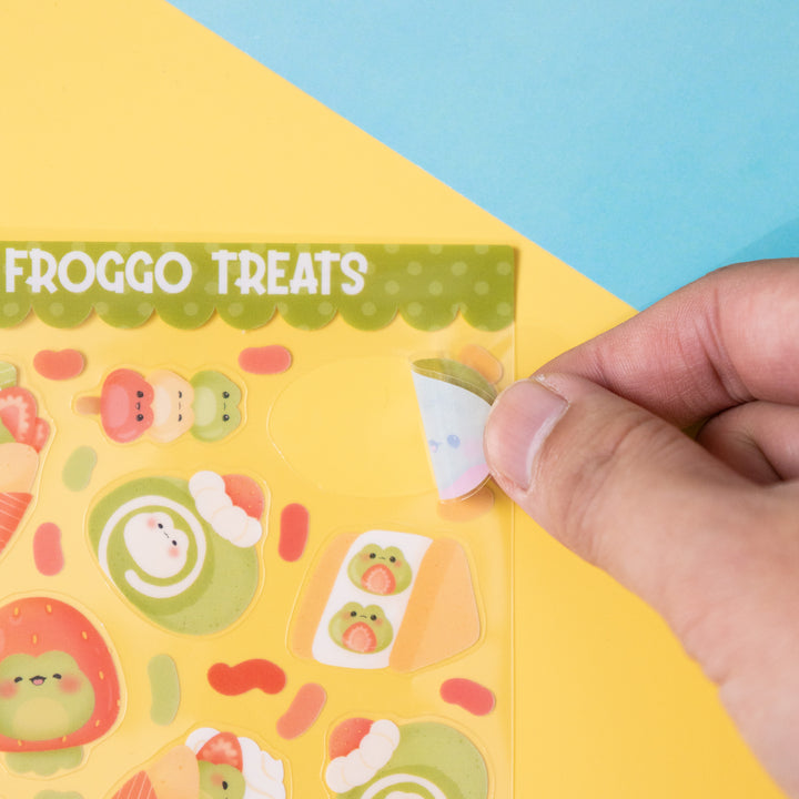 Custom Double Transparent Sheet Sticker