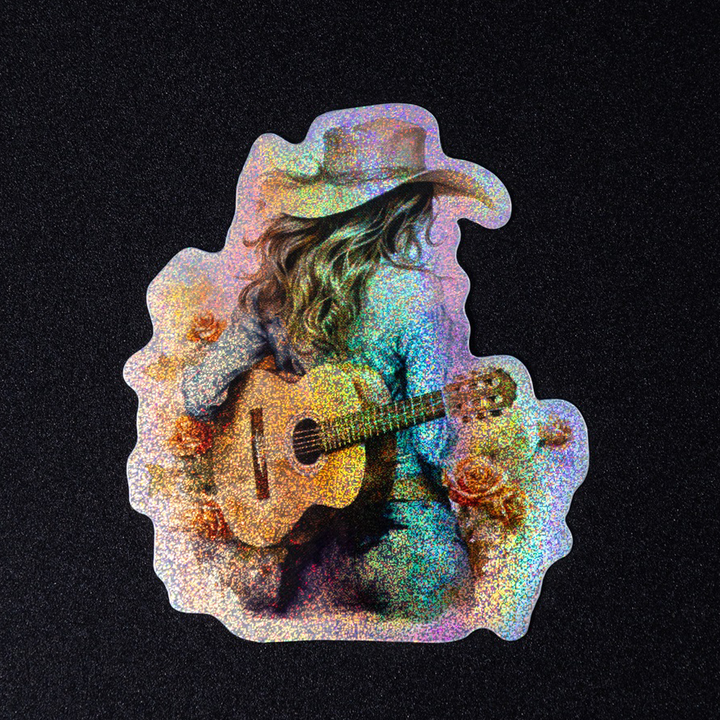 Customized Holographic Broken Point Stickers