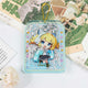 Custom quicksand acrylic keychain with liquid moving effect and personalized design