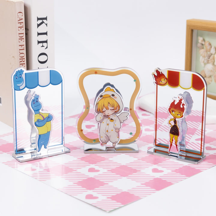 Customized Acrylic Mirror Dual Plug Stand