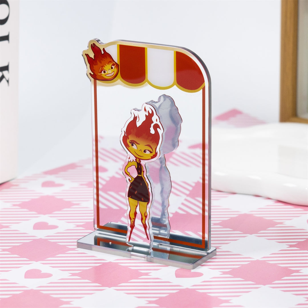 Customized Acrylic Mirror Dual Plug Stand