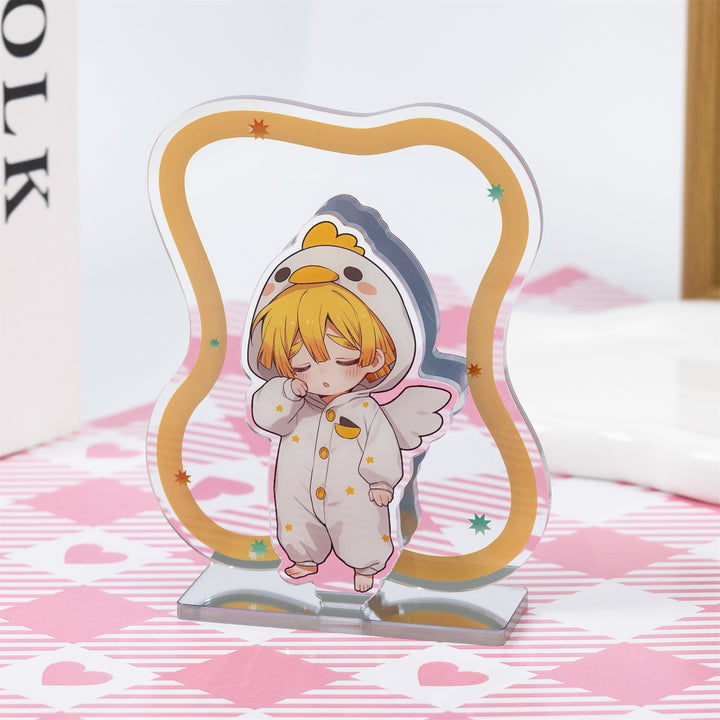 Customized Acrylic Mirror Dual Plug Stand