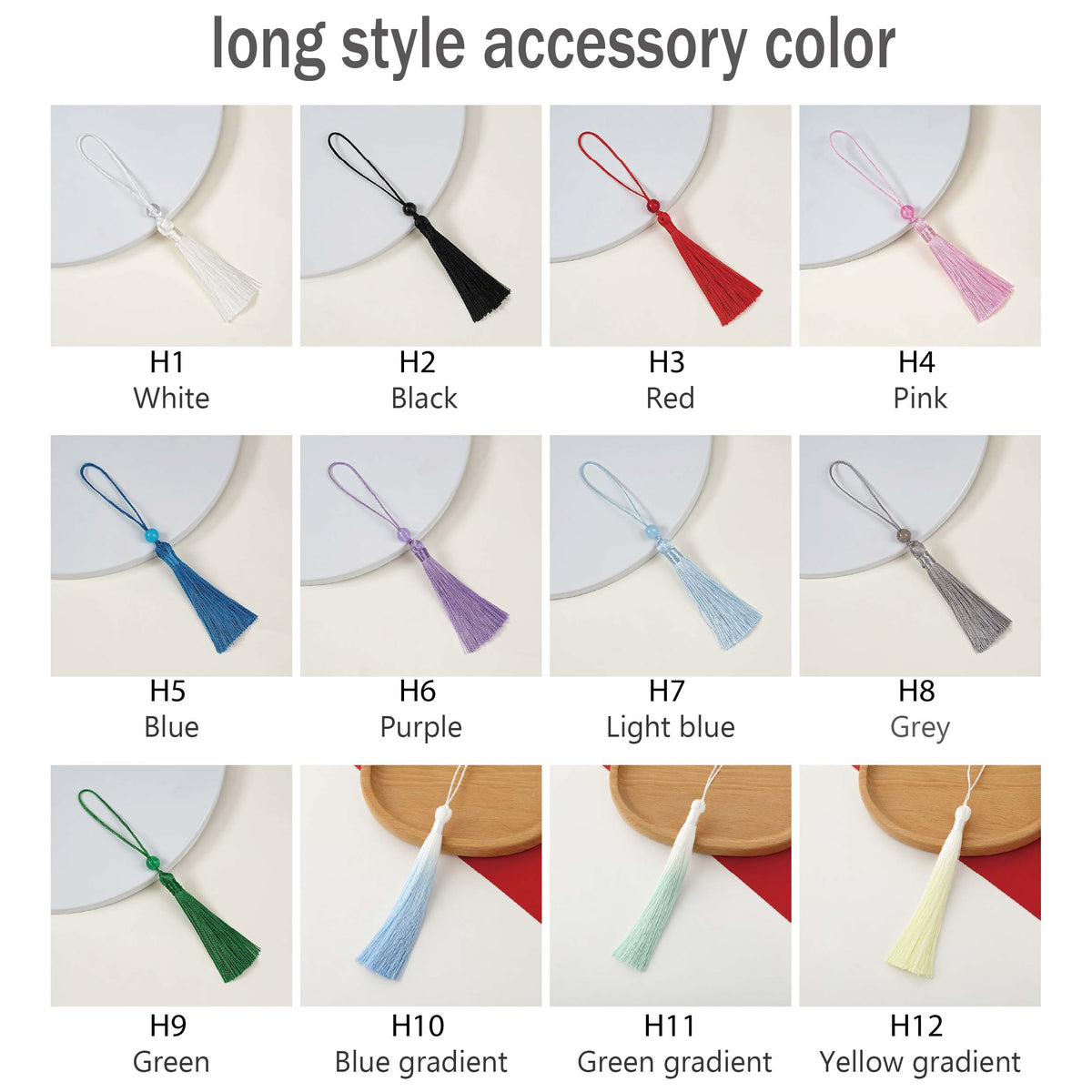 long style accessory color