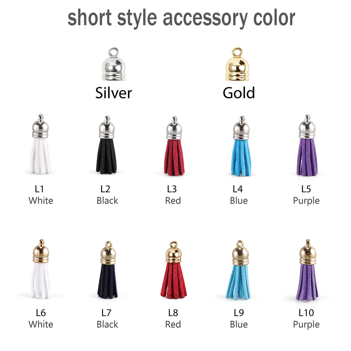 short style accessory color