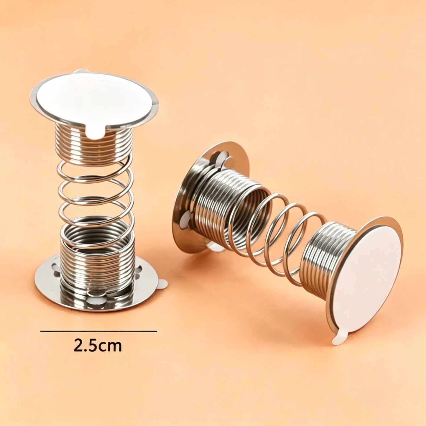 2.5cm Metal Spring Base for Acrylic Shake Standee, replacement spring accessory with adhesive tape for custom anime swing figure