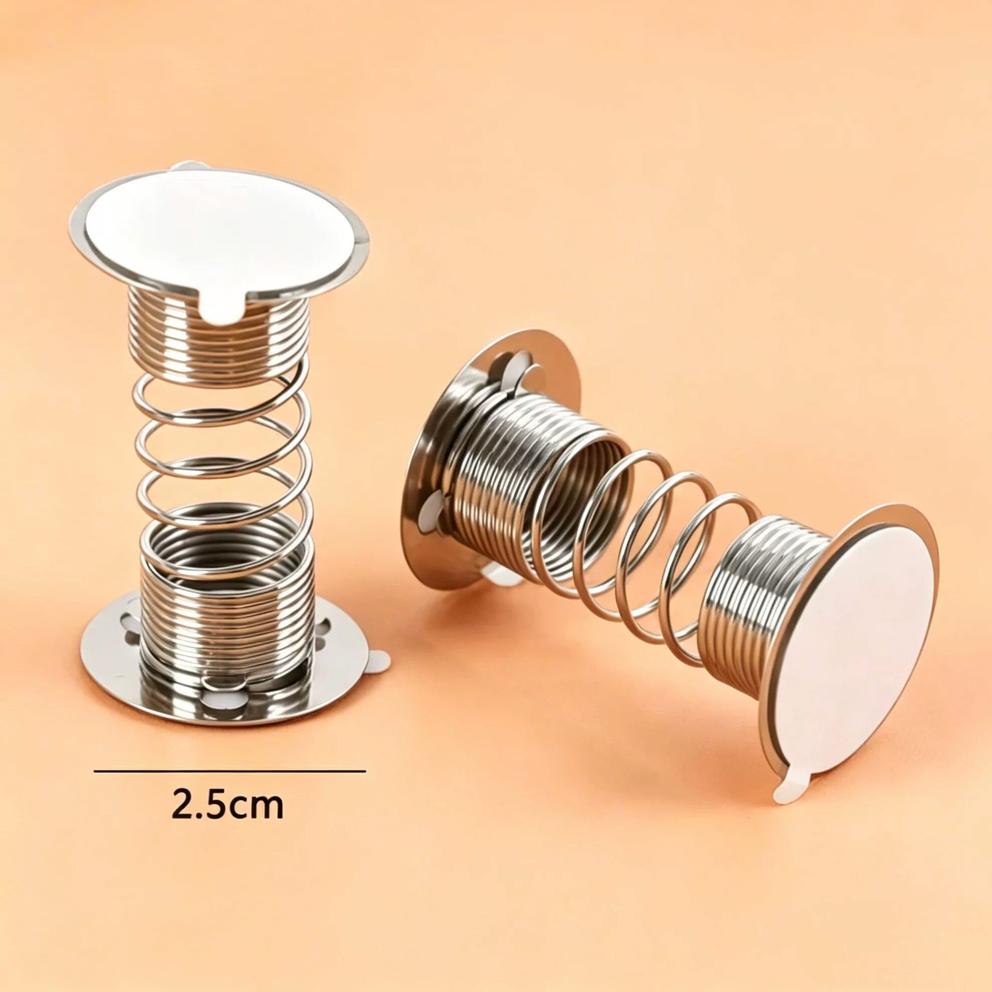 2.5cm Metal Spring Base for Acrylic Shake Standee, replacement spring accessory with adhesive tape for custom anime swing figure