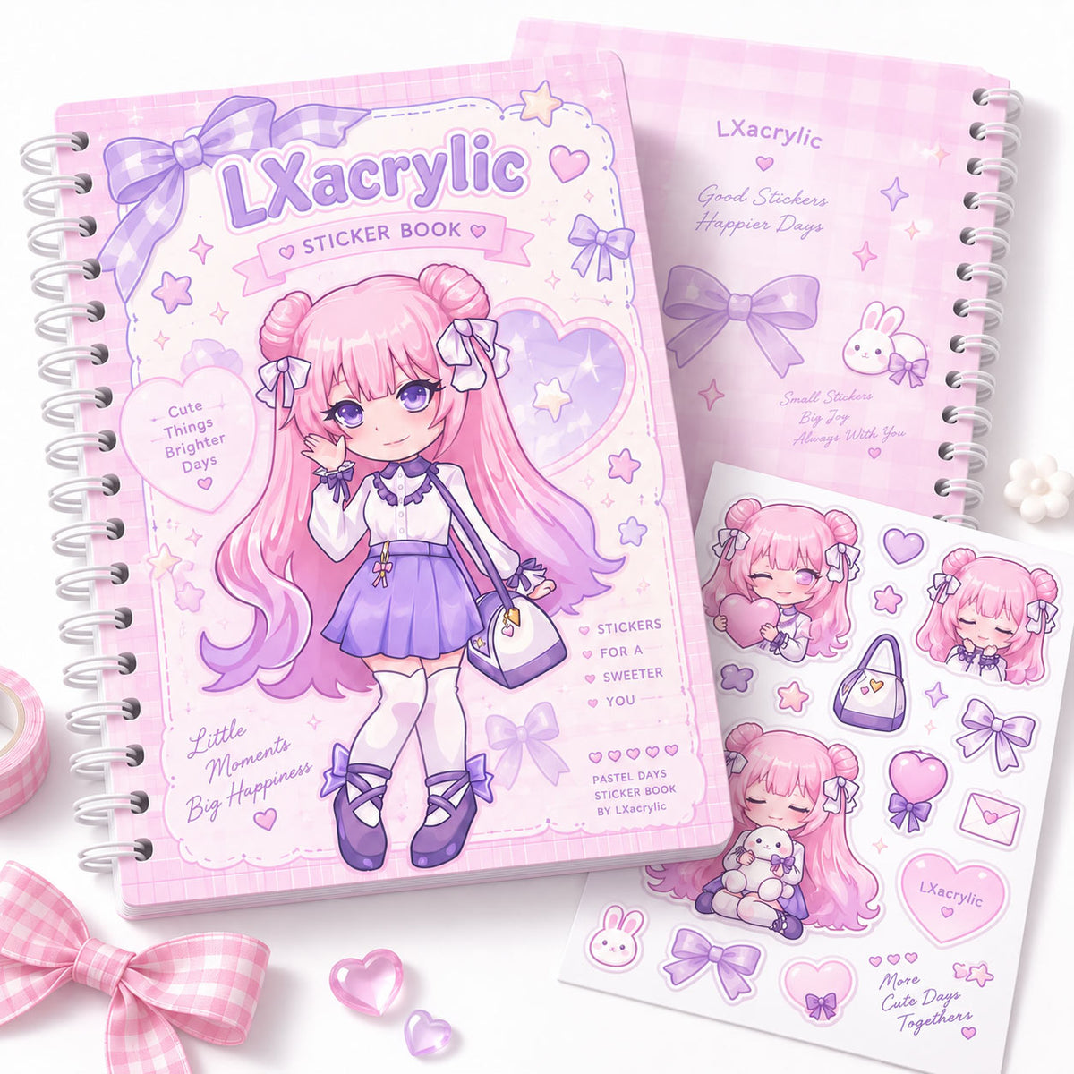 Custom Reusable Sticker Book