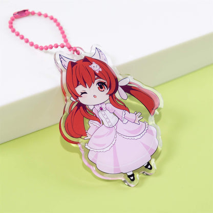 Customized epoxy keychain effect acrylic keychain LXacrylic
