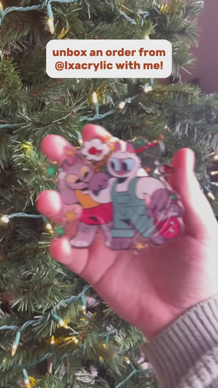 Acrylic Epoxy Resin Keychain