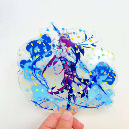 Custom Anime Acrylic Holographic Diamond Stand