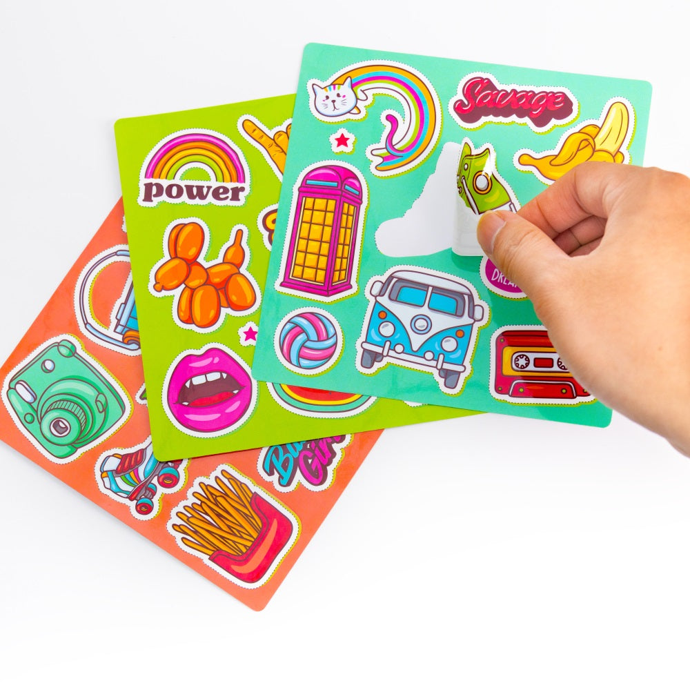 Custom kiss cut sticker sheet with personalized artwork and premium vinyl printing Sticker Sheet